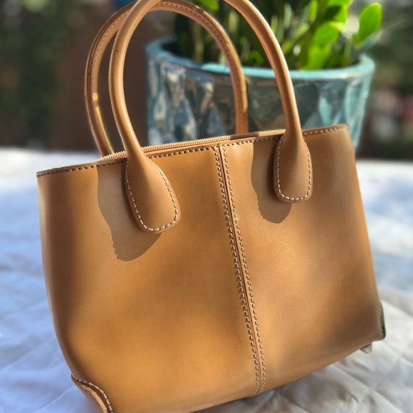 Tod's Tan Mini Leather Bag : USED - Picture 4 of 14